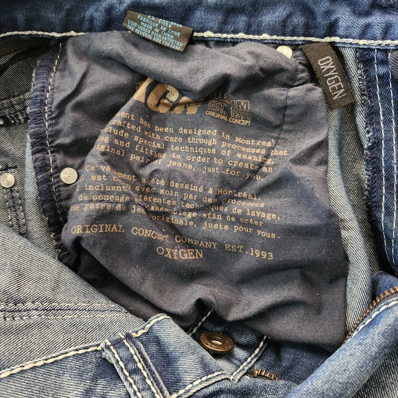 Oxygen XGN DENIM EST 1993 Jeans Original Concept Size 34 - Picture 11 of 12